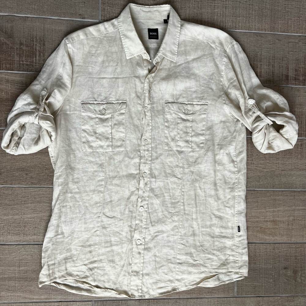 Hugo Boss Linen LS | L
